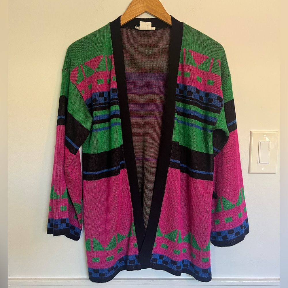 Vintage 70’s Monarch Knits cardigan wrap sweater